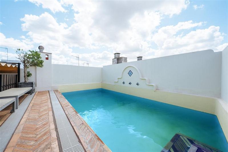 Ferienhaus Casa Palacio Sxviii Con Piscina En Centro Historico De Sevilla